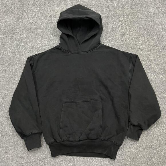 YZY Gap Hoodie Kids Large Black Heavy Pullover Kangaroo Pocket SP21 - Picture 1 of 14
